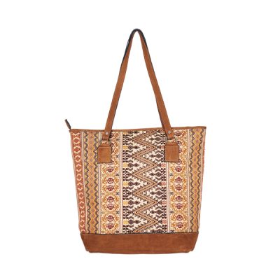 TOTE BAG COMALAPA | BEIGE PAISLEY