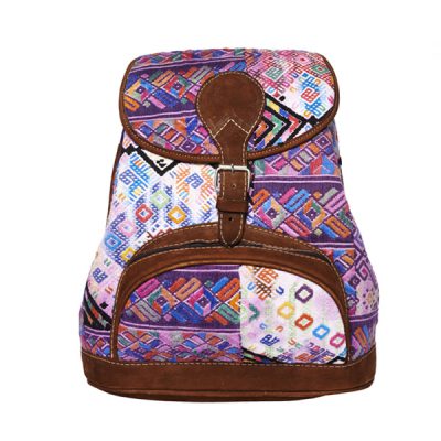 Gypsy Style Backpack | Purple Aztec Design | MARYSAL