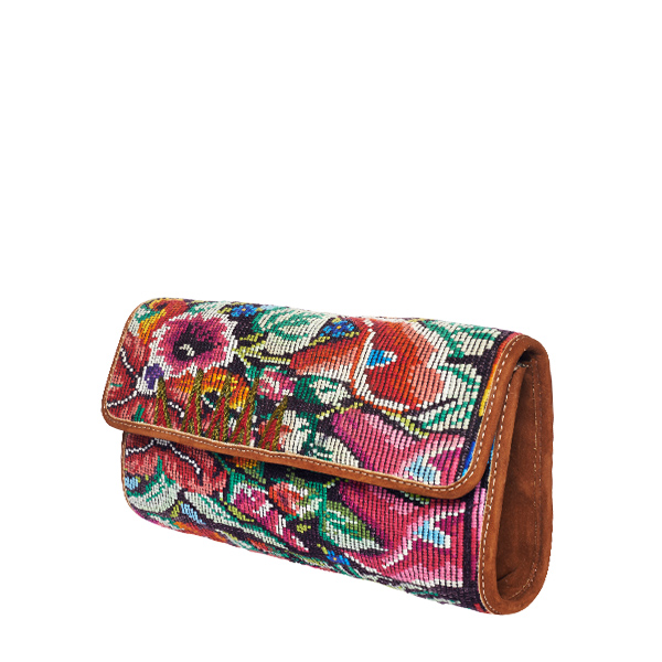 Boho Clutch Bag | Floral Pink | MARYSAL